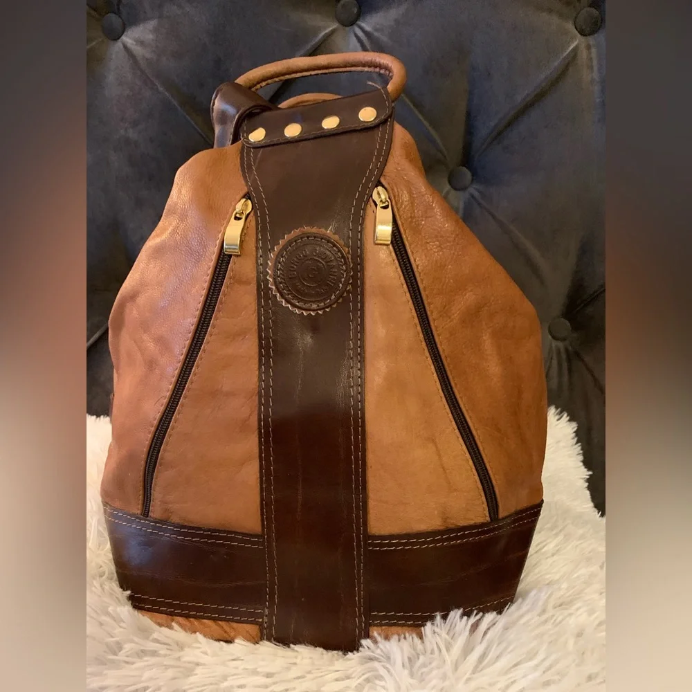 borgo giovanni g valentino ioo leather backpack handbags Borgo Giovanni Leather Bag